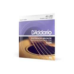 D'Addario EJ 26 Phosphor Bronze 11-52 struny do gitary akustycznej